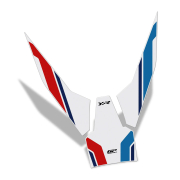 Nalepnice rezervoara TANK PAD set BMW M 1000 XR (23-24) plavo belo crvena GP KOMPOZIT