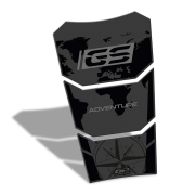 Nalepnice rezervoara TANK PAD set BMW R 1200 GS / R 1250 GS ADV  (13-23) crno siva GP KOMPOZIT