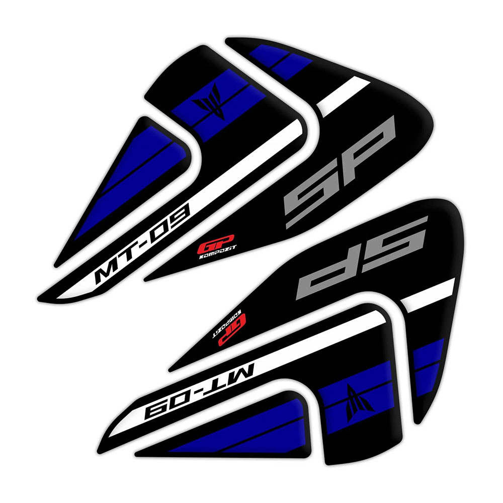 Nalepnice rezervoara TANK PAD Yamaha MT-09 SP (21-23) plave GP KOMPOZIT