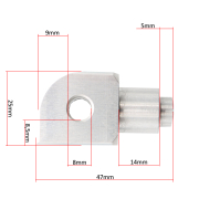 Nosač fazastera(Yamaha prednji) TRW MCF350