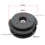 Glava trimera Villager auto cut  M10x1.25 mm Tecomec