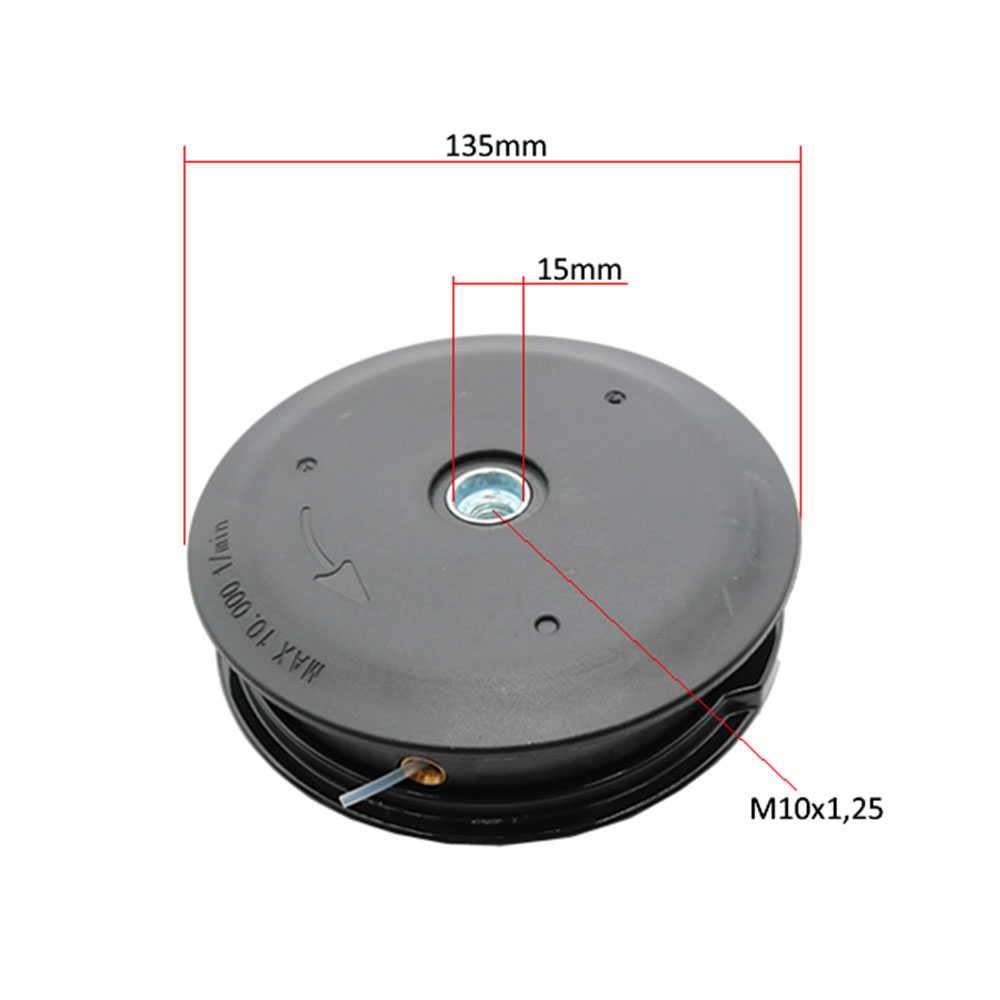 Glava trimera Kineski trimeri. Villager M10x1,25 mm Italy THORP velika