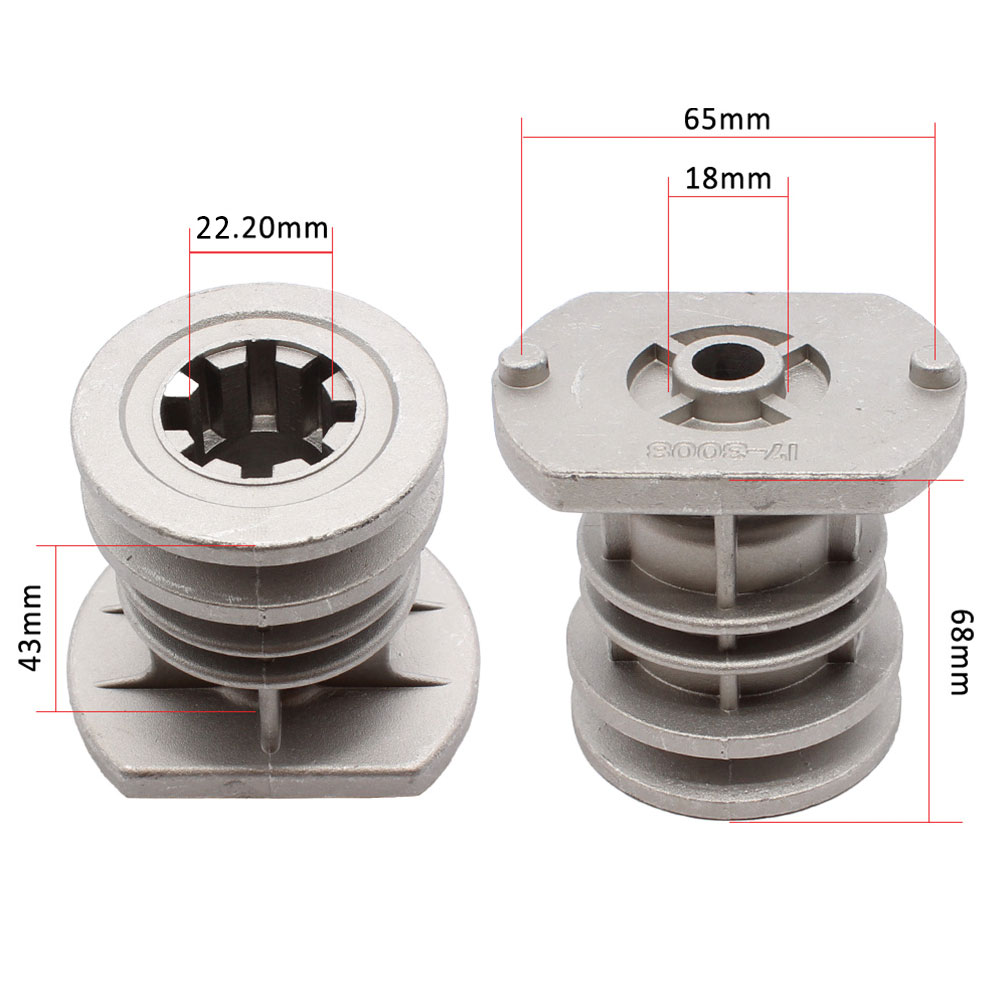 Nosač noža Castelgarden samohodna a: 22,2 b: 68 c: 43 d: 18 mm