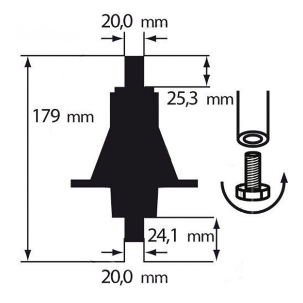 Nosač noža traktor Castelgarden T92 TC98. Stiha Estate 5092H - Desni