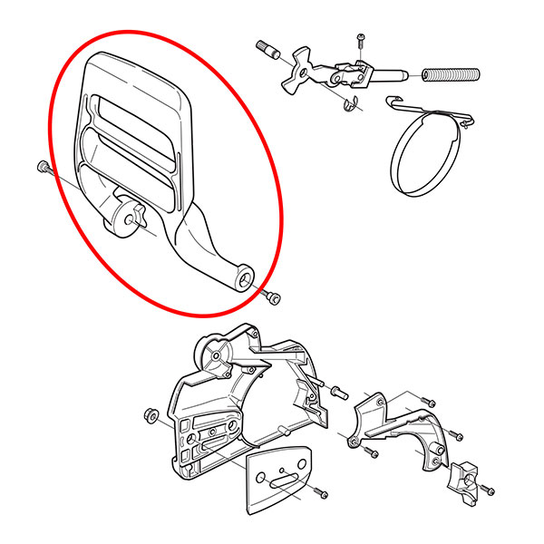 Štitnik za ruku kočnica H 340 345 350 357 359 THORP