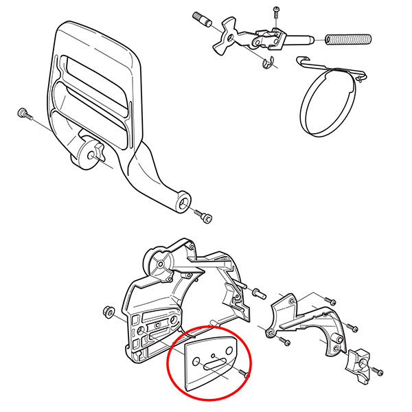 Lim mača Husqvarna 340 345 346 350 351 353 357 359 novi tip spoljašnji