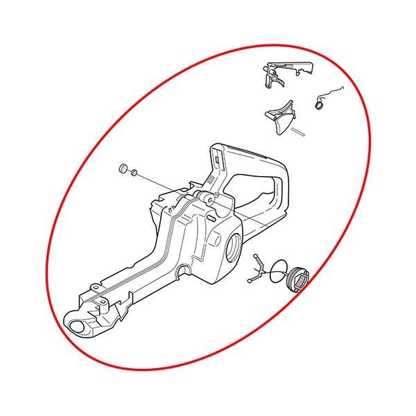 Rezervoar goriva H 340 345 350 sa rukohvatom