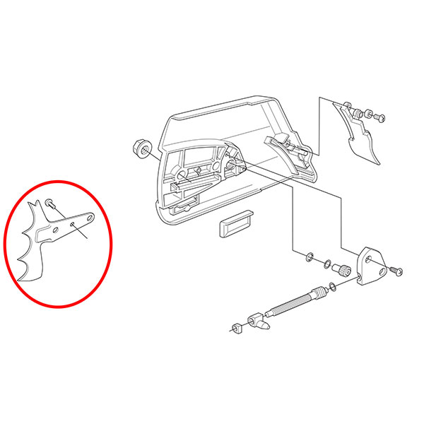 Šiljak za drvo Husqvarna 365 Jonsered 2165 spoljašnji