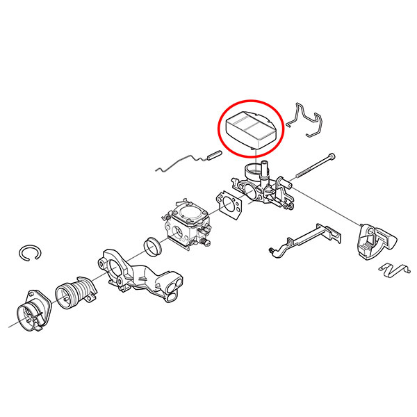 Filter vazduha H 357 359 filcani Ital