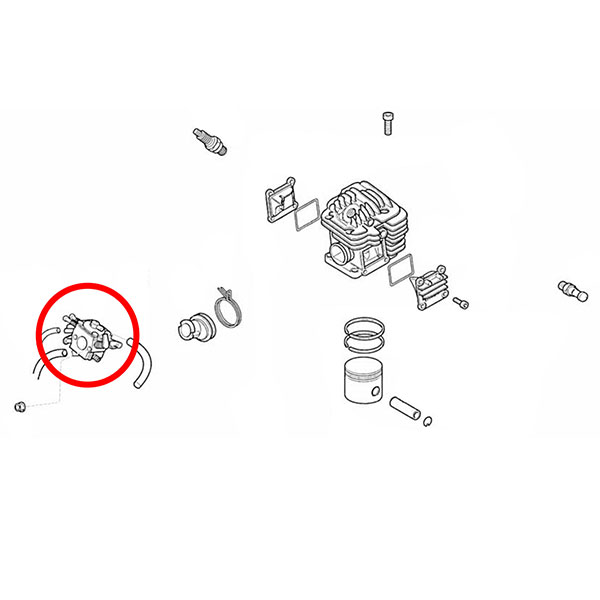 Karburator Oleo Mac 947 952 Zama