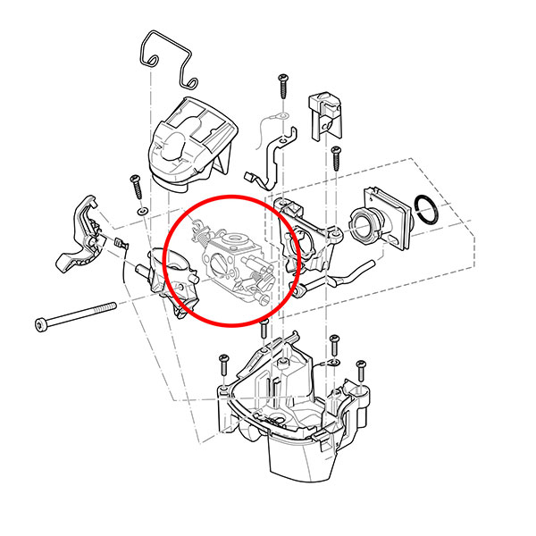 Karburator Dolmar PS 460 500 4600 5000 Zama