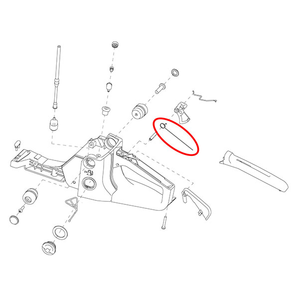 Opruga poluge gasa Kineske testere PN 4500 Villager 24-30