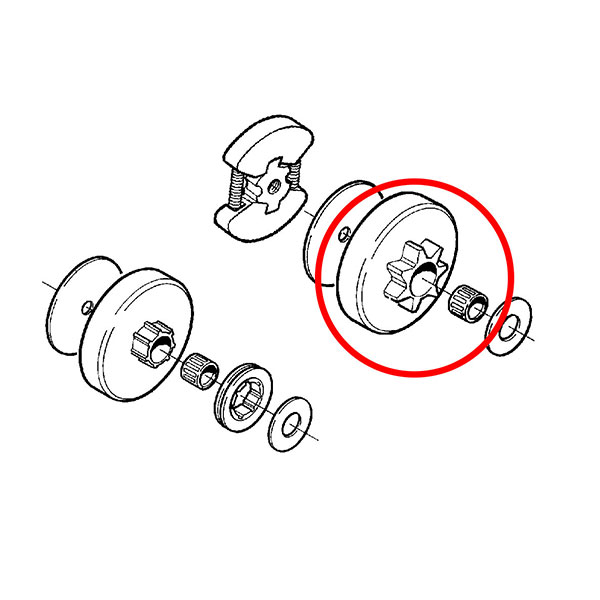 Lančanik OREGON 106656 H 36 41 Jonsered 2036 3,25"