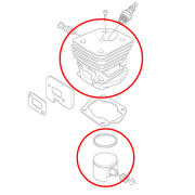 Cilindar sa klipom H 346XP fi 44.3 mm ITAL