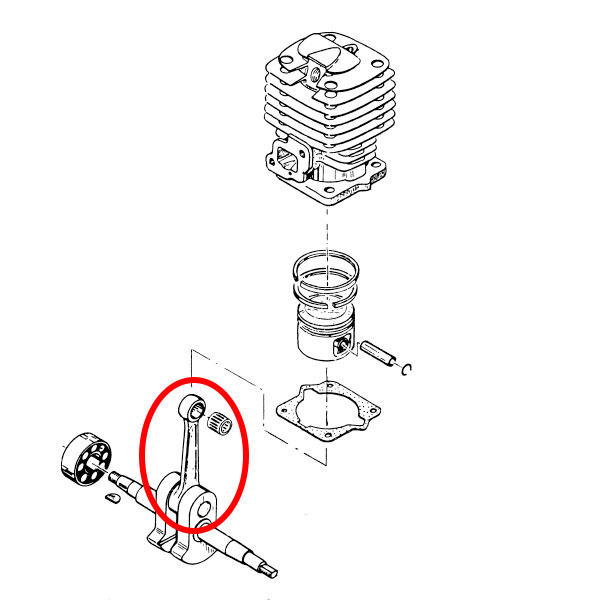 Klipnjača Dolmar 133 Ital