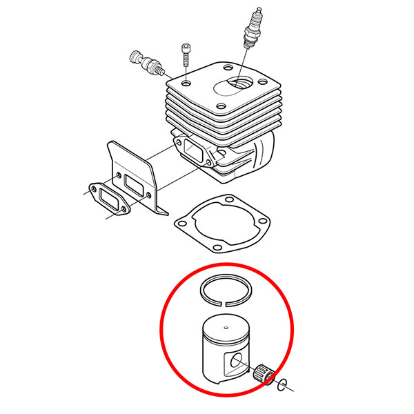 Klip Husqvarna 385 fi 54 mm bolcna 13 mm Meteor