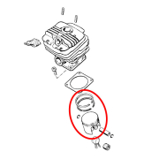 Klip STIHL 034 fi 46 mm bolcna 10 mm AIP