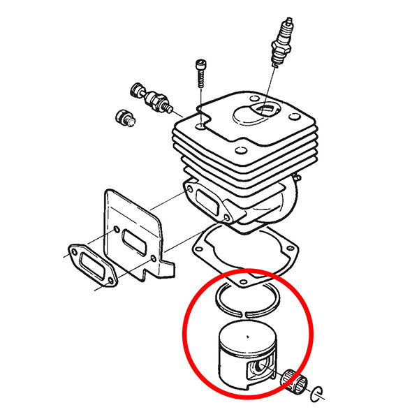 Klip Husqvarna 371 372 fi 50 mm bolcna 12 mm AIP