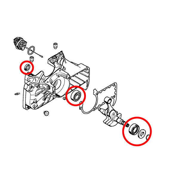 Ležajevi i semerinzi radilice S 341 361