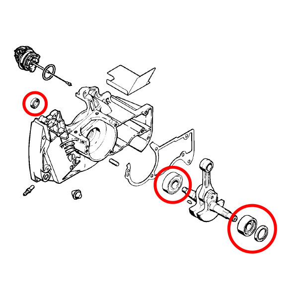 Ležajevi i semerinzi radilice S 044 440