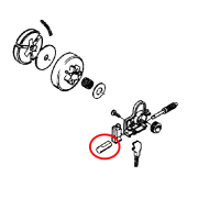 Kućište vretena uljne pumpe H 40 45 Jonsered 2045