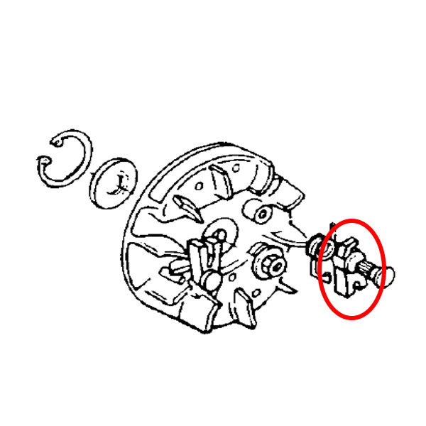 Capa dekle startera McCulloch 484 Titan 35 40