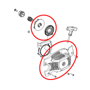 Dekla startera Husqvarna 137 142 kpl THORP