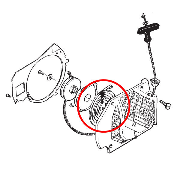 Povratna opruga Partner K 650 700 Jonsered 2077 2083