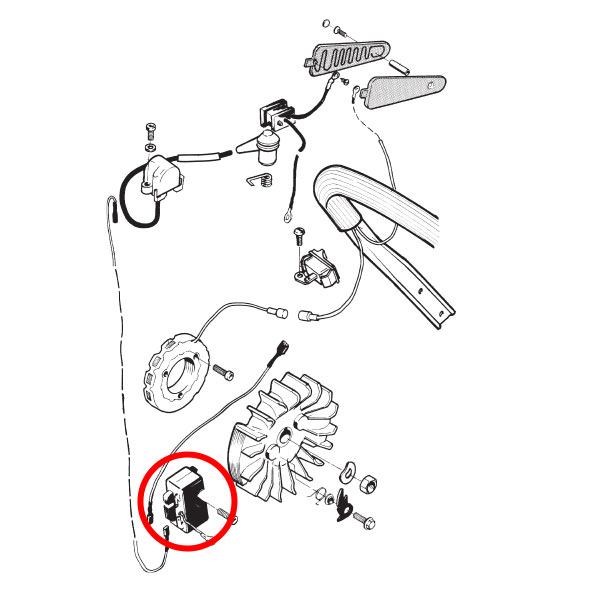 Elektronika Husqvarna 36R 42 181 234 238 281 288 THORP