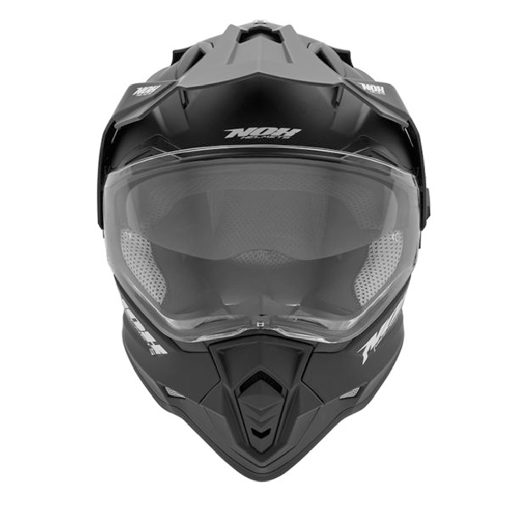 Kaciga NOX Cross sa vizirom N312 TRAIL mat crna XL