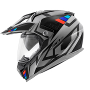 Kaciga Kappa Cross KV30R GRAYER sivo crna XL