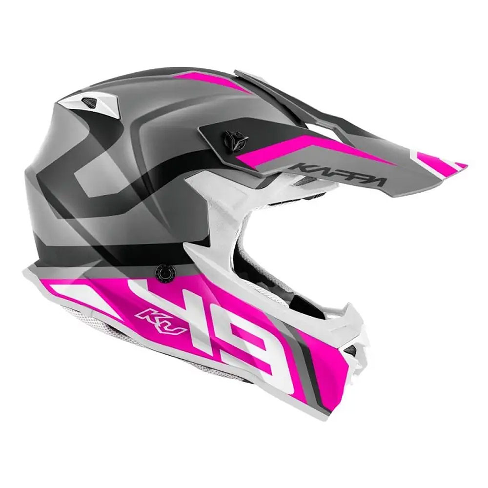 Kaciga Kappa Cross KV49R GREAT titanium roza S