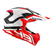 Kaciga Kappa Cross KV49R GREAT belo crno crvena M