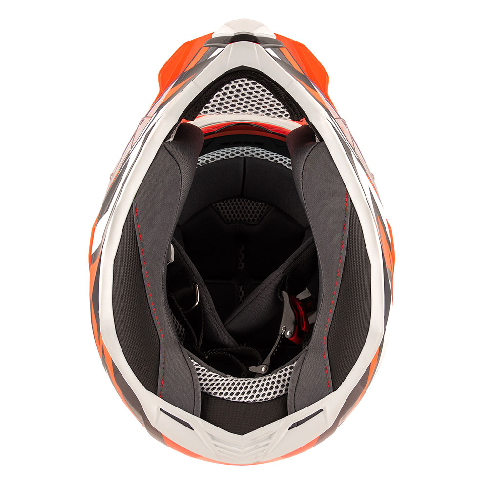 Kaciga Kappa Cross KV30R GRAYER narandžasto crna L