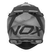 Kaciga NOX Cross N633 FUSION mat crno titanium 2XL