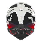 Kaciga NOX Cross N634 GRADIANT crveno bela