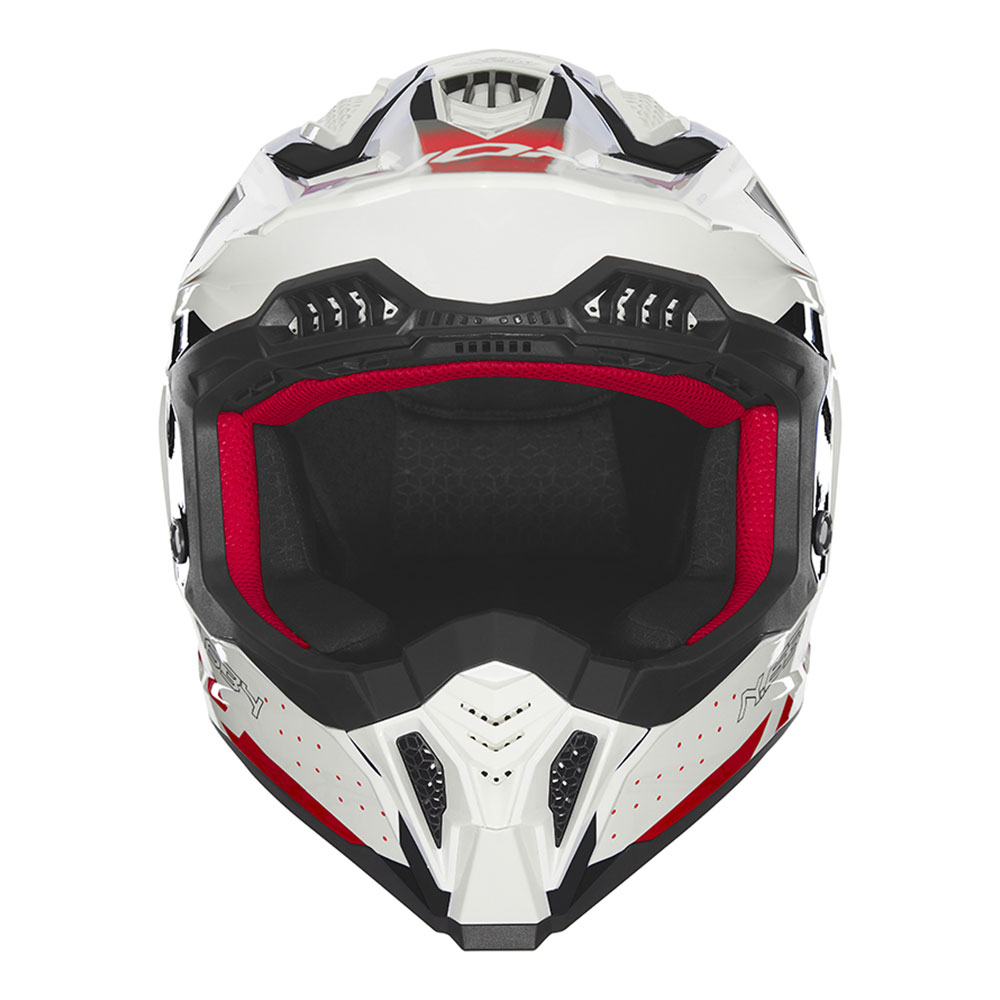 Kaciga NOX Cross N634 GRADIANT crveno bela L