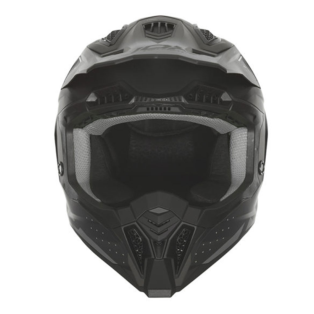 Kaciga NOX Cross N634 GRADIANT srebrno mat crna