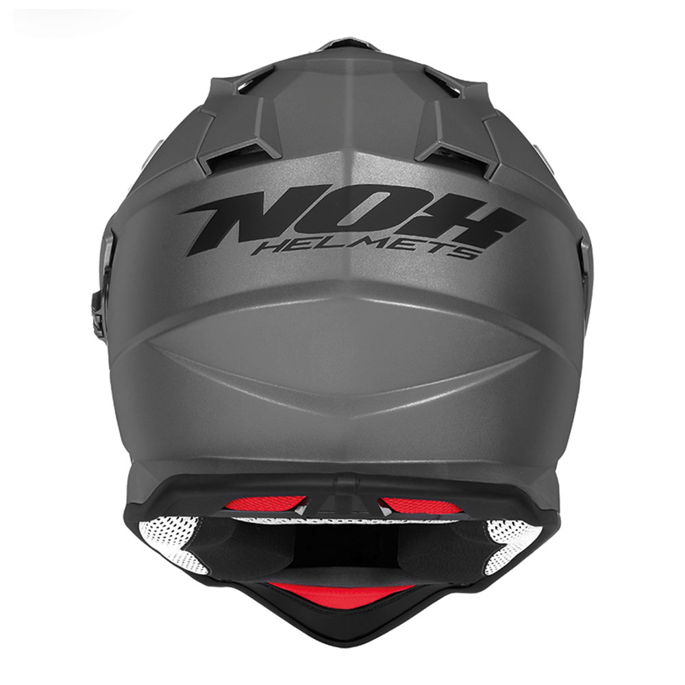Kaciga NOX Enduro sa vizirom N312 TRAIL mat titanium
