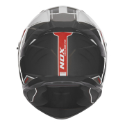 Kaciga NOX Full Face sa naočarima N401 CROWER  belo crvena XL