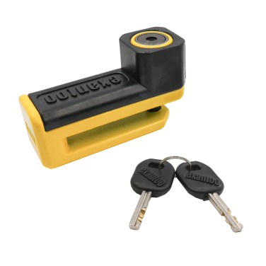 Katanac za disk fi 10 mm žuti Exantoo