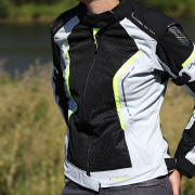 Jakna KHAO AIR belo sivo crna ženska MODEKA