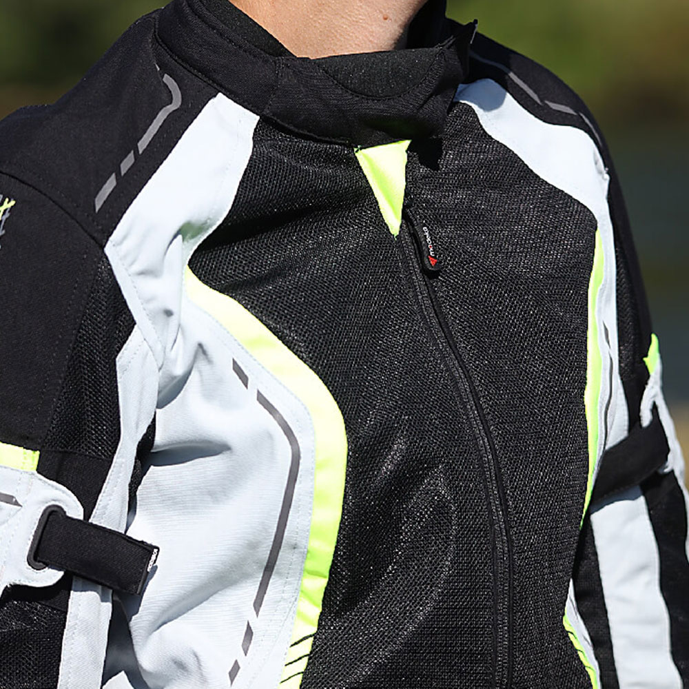 Jakna KHAO AIR belo sivo crna ženska MODEKA