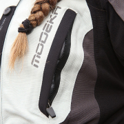 Jakna VIPER ženska svetlo sivo crna MODEKA