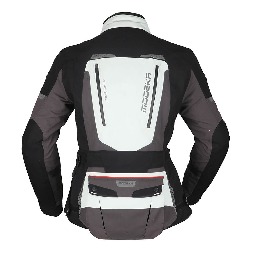 Jakna VIPER ženska svetlo sivo crna MODEKA