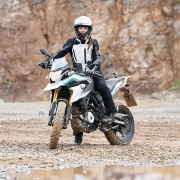 Jakna VIPER ženska svetlo sivo crna MODEKA