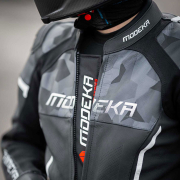 Jakna VALYANT kožna crno bela 54 / XL MODEKA