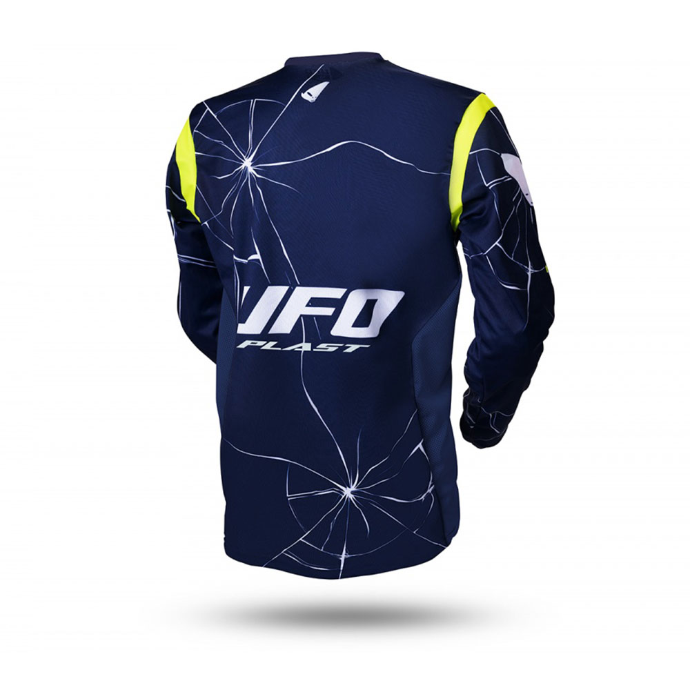 Dres Motocross UFO BULLET plavo belo žuta