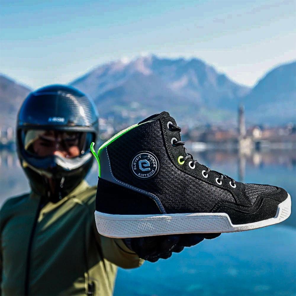 Patike polu duboke FORCE AIRTECH crno zelene ELEVEIT