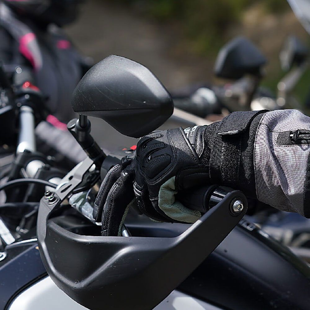 Rukavice kožne letnje AIR RIDE crno sive 10 XL MODEKA